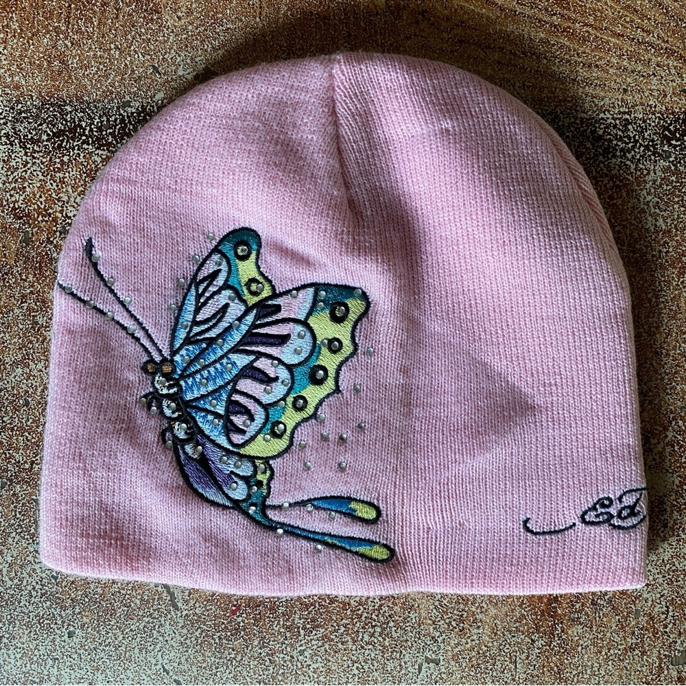 Ed Hardy Butterfly Beanie